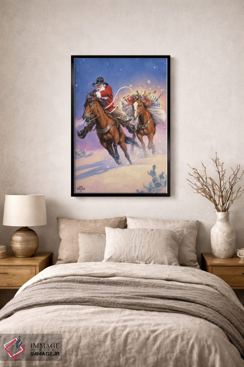 تابلو دکوراتیو سفر بزرگ بابانوئل اثر جک سورنسن - D1B