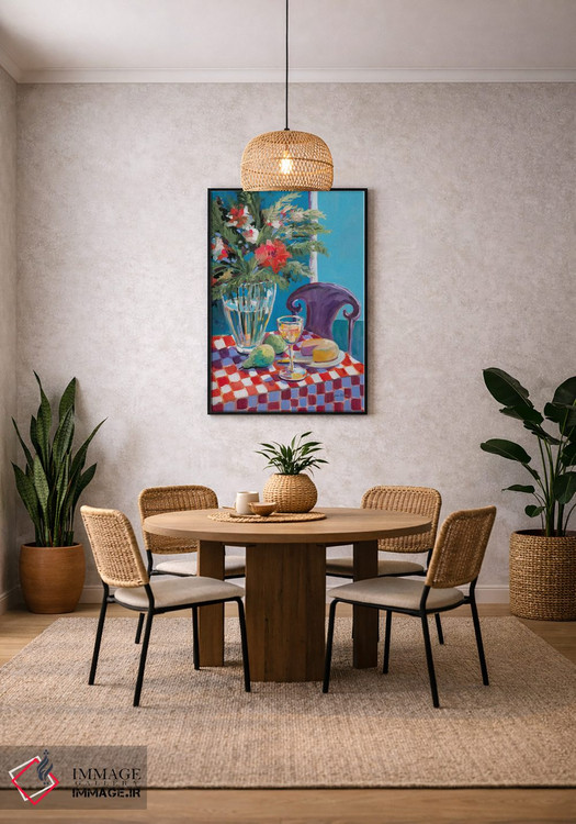 تابلو دکوراتیو میز یک نفره اثر جین اسلیوکا - D2B