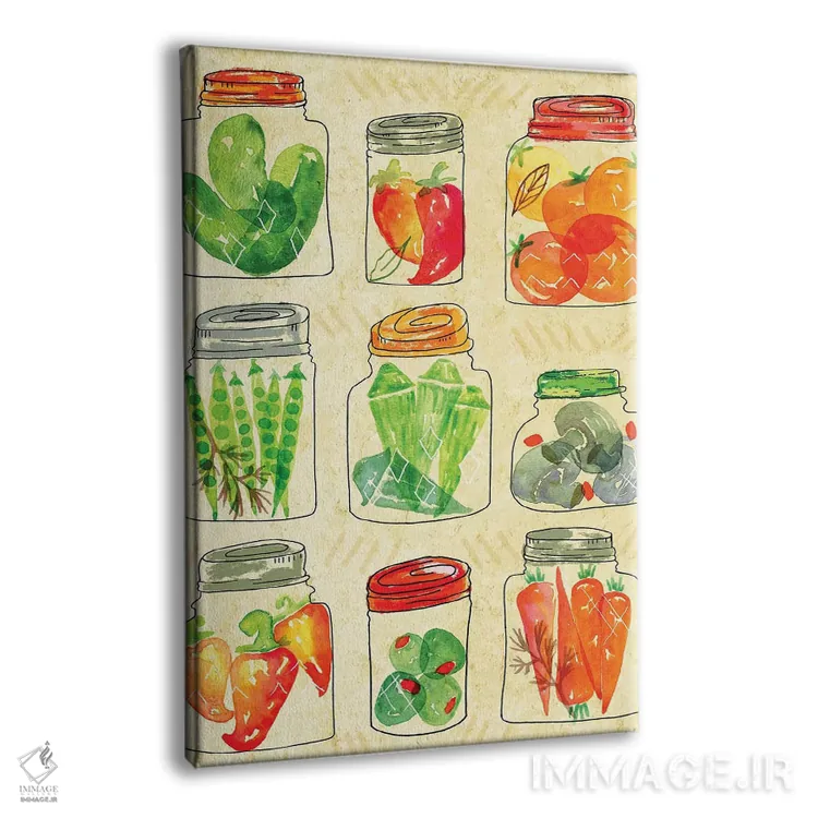 تابلو دکوراتیو تازگی باغ I اثر جسیکا ویبل - نمای پرسپکتیو محصول