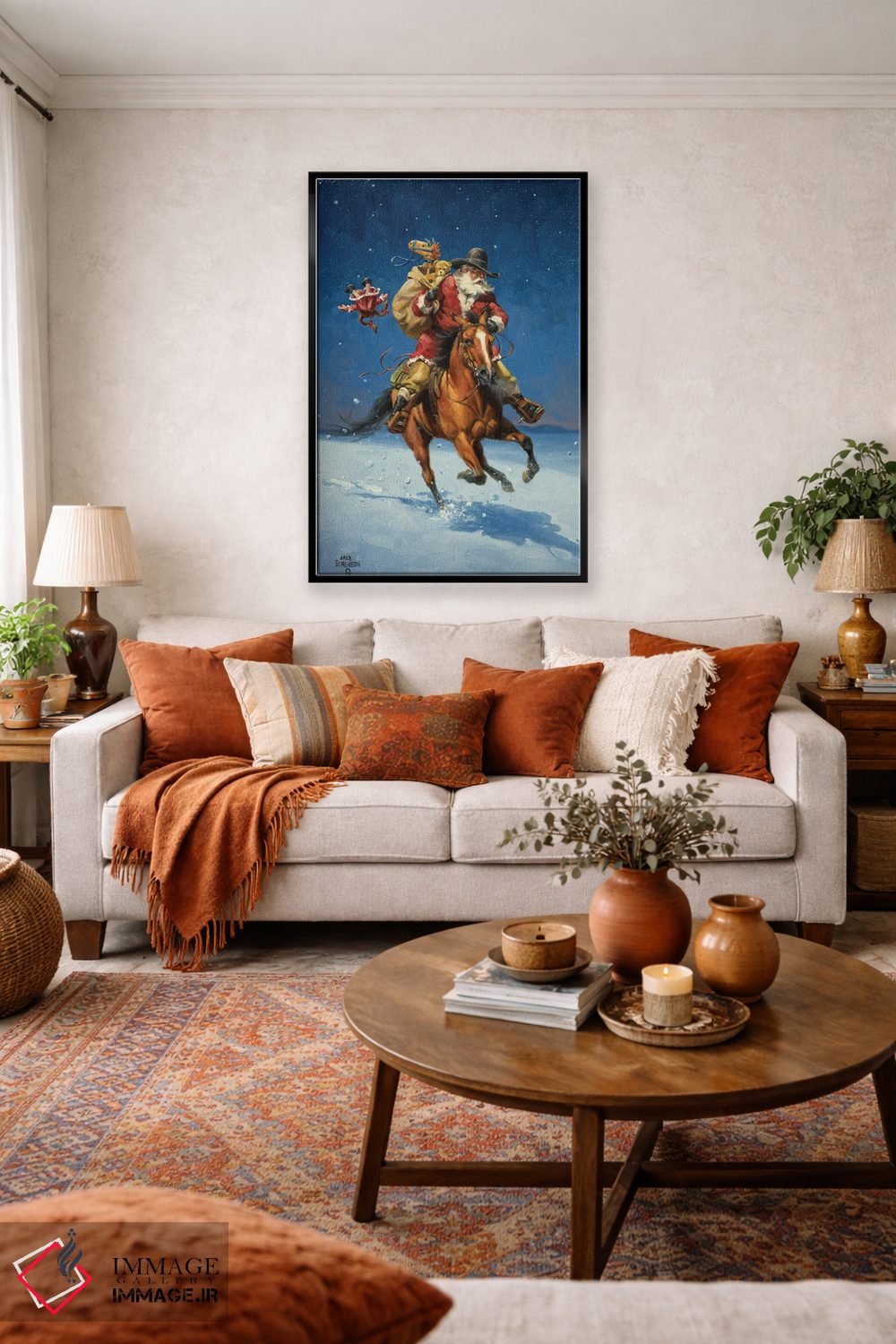 تابلو دکوراتیو سوارکار نیمه شب اثر جک سورنسن - D3B