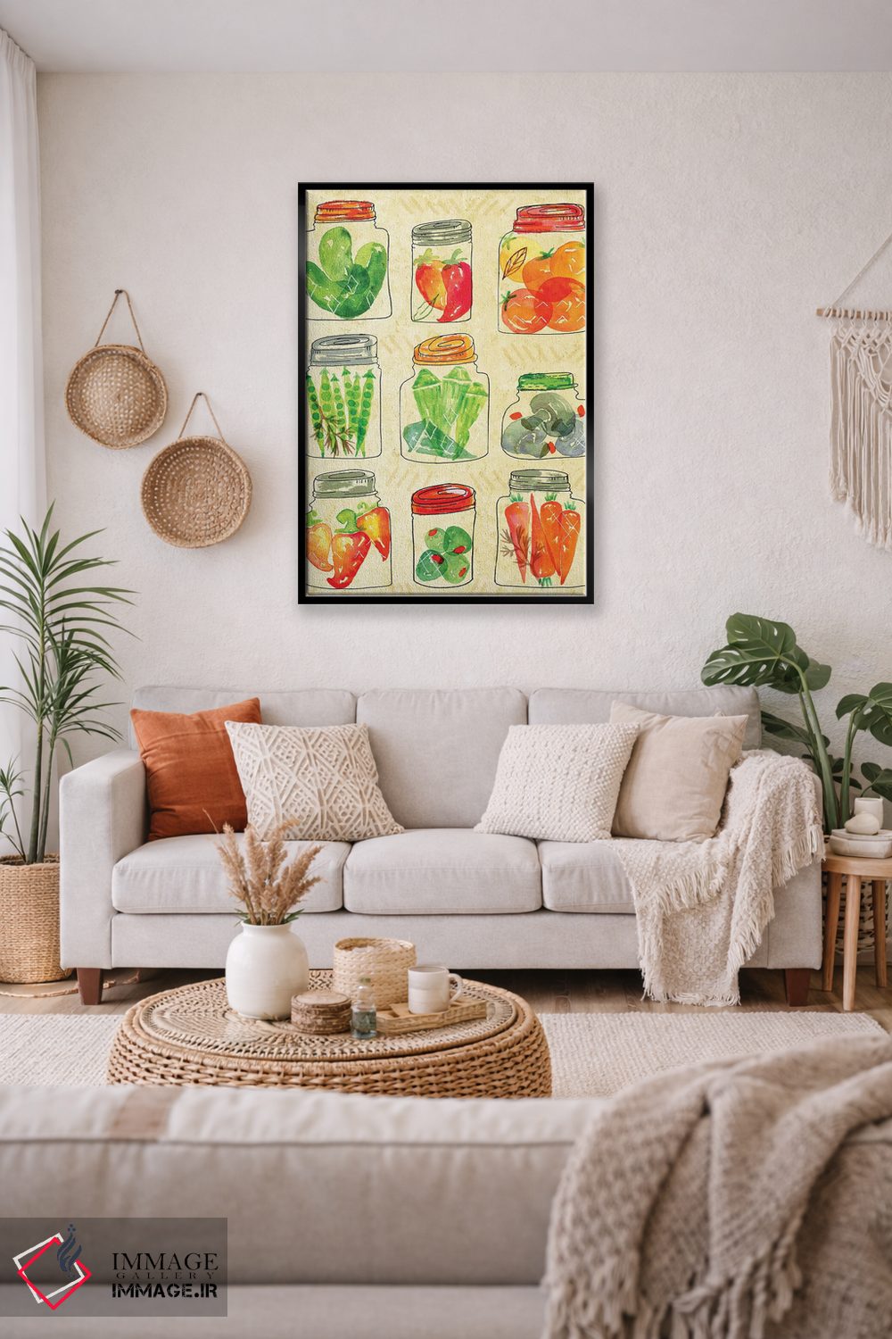 تابلو دکوراتیو تازگی باغ I اثر جسیکا ویبل - D3B