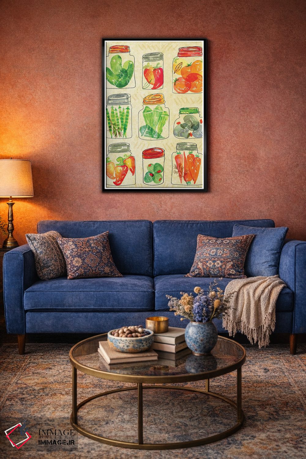 تابلو دکوراتیو تازگی باغ I اثر جسیکا ویبل - D4B