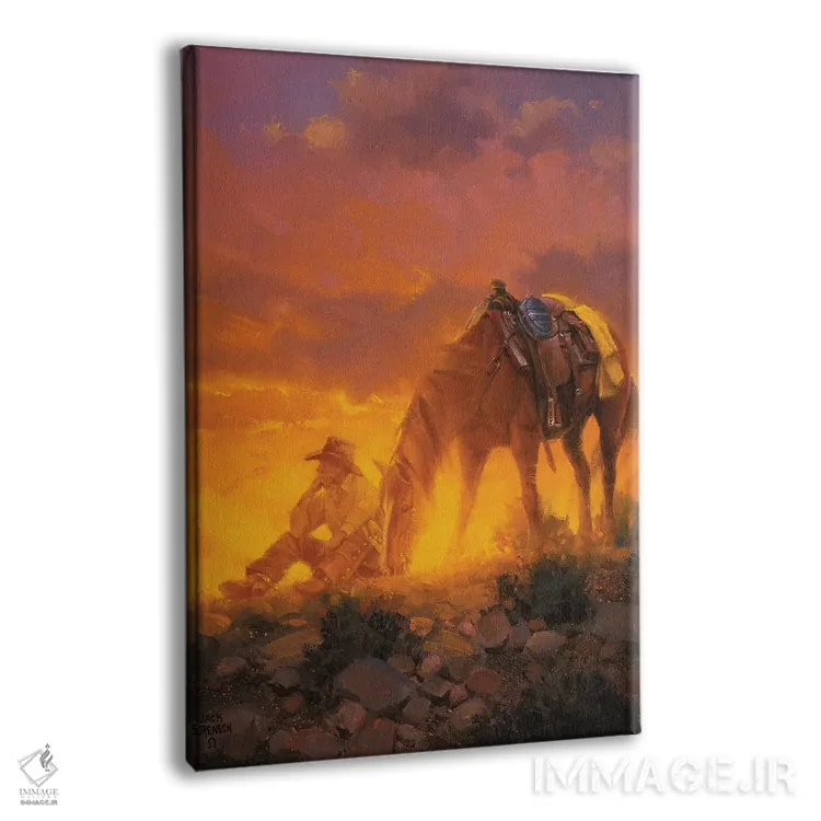 تابلو دکوراتیو متفکر اثر جک سورنسن - نمای پرسپکتیو محصول