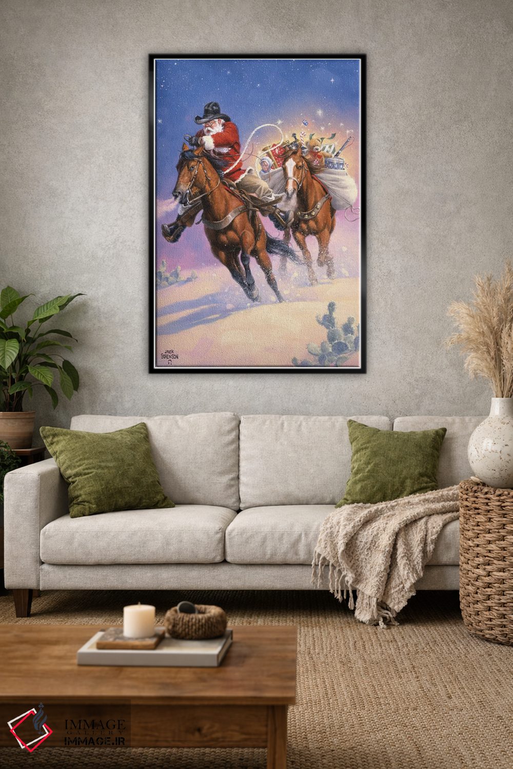 تابلو دکوراتیو سفر بزرگ بابانوئل اثر جک سورنسن - D2B