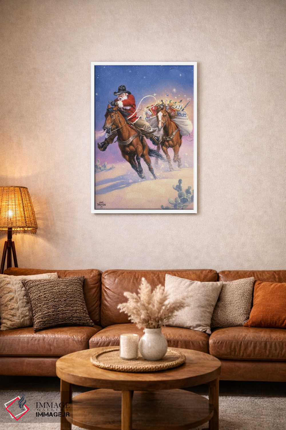 تابلو دکوراتیو سفر بزرگ بابانوئل اثر جک سورنسن - D3W