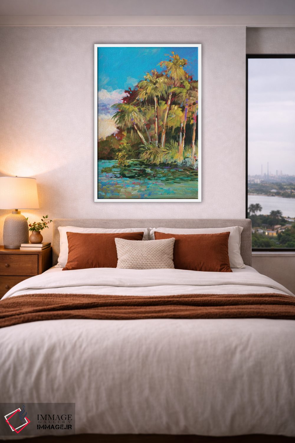 تابلو دکوراتیو سمت گرمسیری شهر اثر جین اسلیوکا - D3W