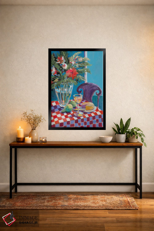 تابلو دکوراتیو میز یک نفره اثر جین اسلیوکا - D4B