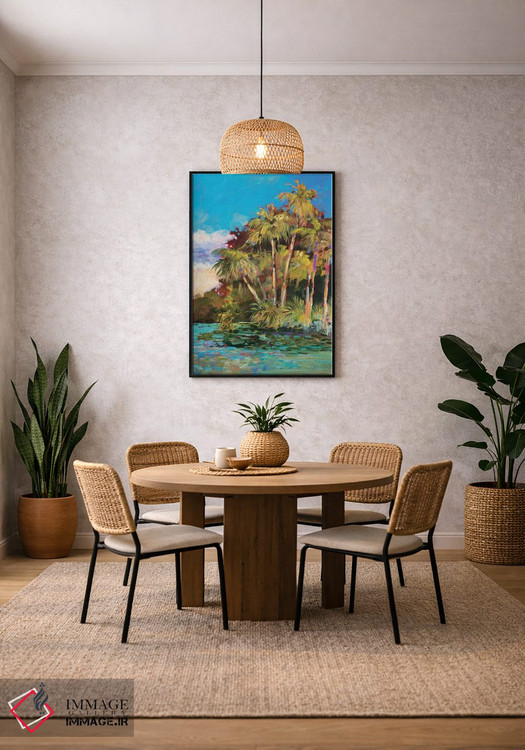 تابلو دکوراتیو سمت گرمسیری شهر اثر جین اسلیوکا - D4B