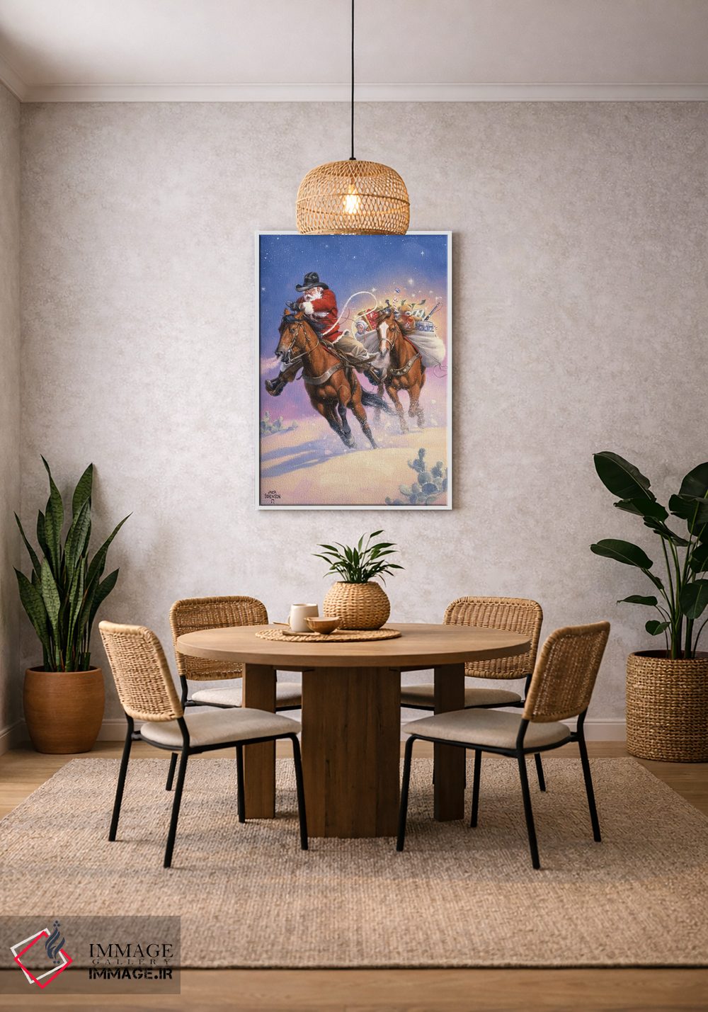 تابلو دکوراتیو سفر بزرگ بابانوئل اثر جک سورنسن - D4W