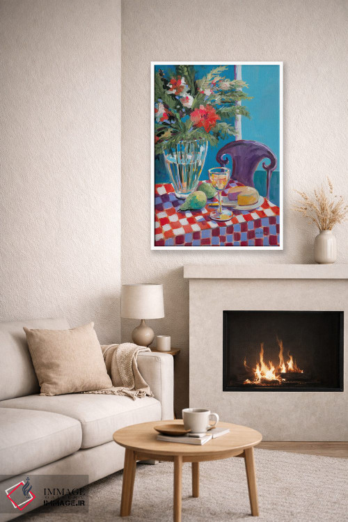 تابلو دکوراتیو میز یک نفره اثر جین اسلیوکا - D6W