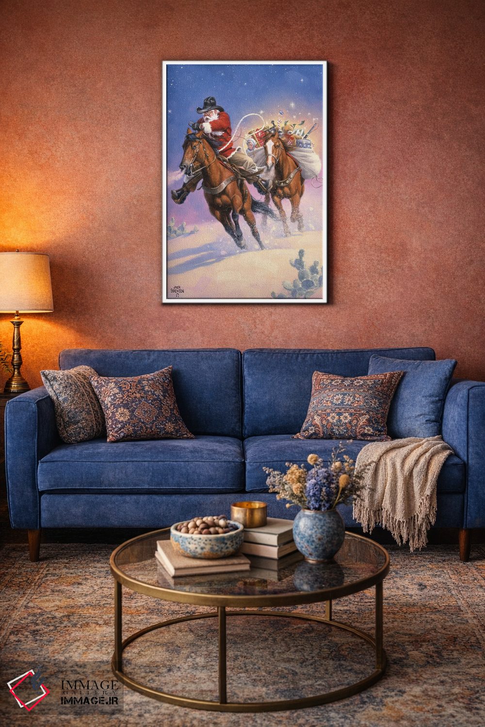 تابلو دکوراتیو سفر بزرگ بابانوئل اثر جک سورنسن - D5W