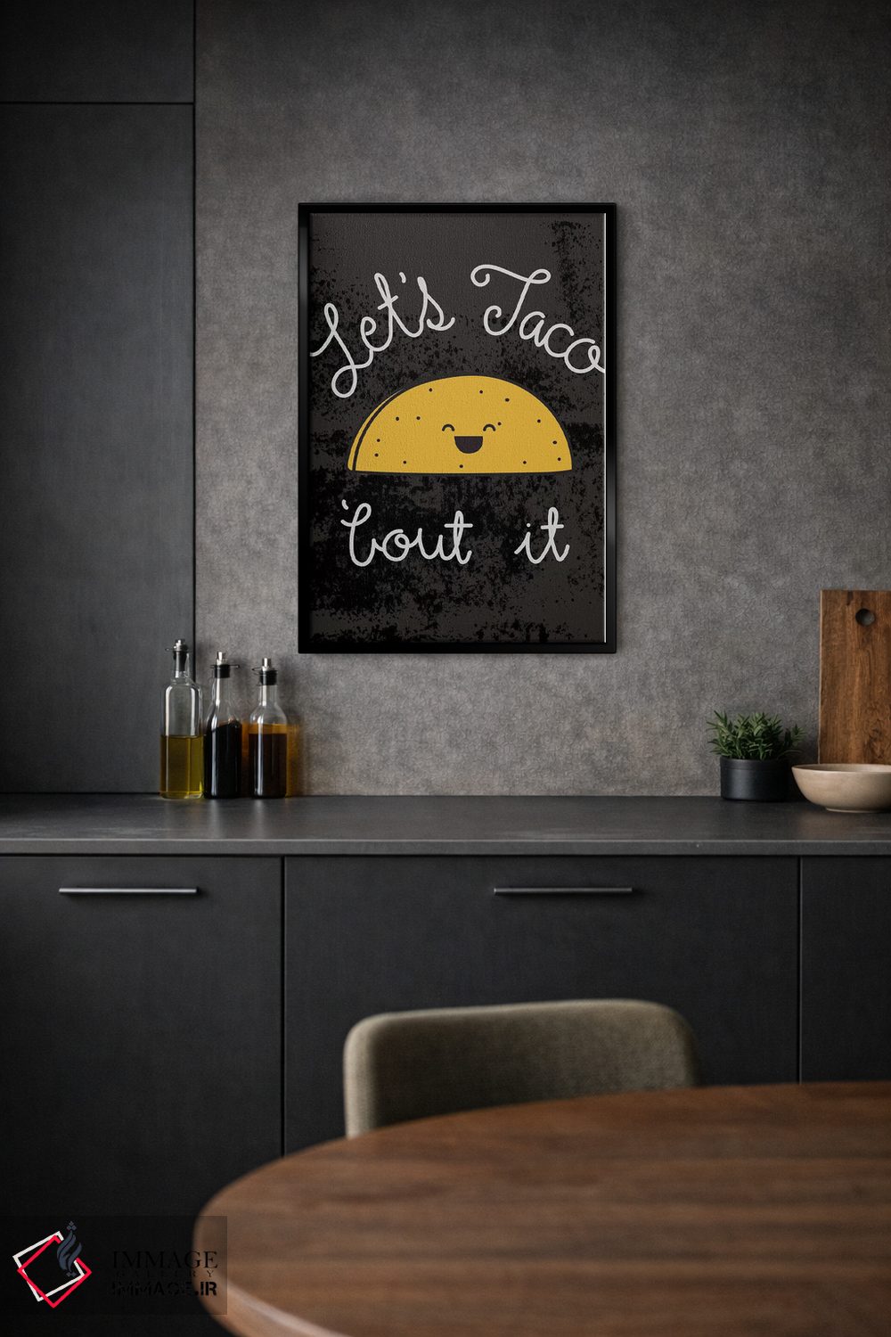 تابلو دکوراتیو درباره تاکو صحبت کن I اثر جسیکا ویبل - D1B