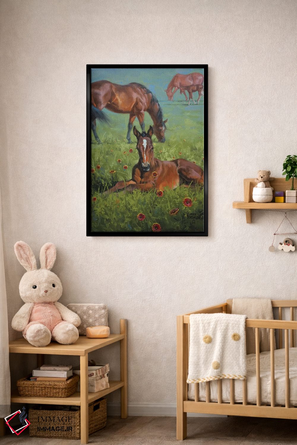 تابلو دکوراتیو پتو سرخ پوستی اثر جک سورنسن - D4B