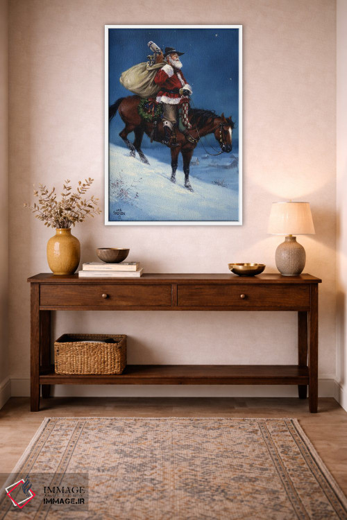 تابلو دکوراتیو کریسمس کابویی اثر جک سورنسن - D1W