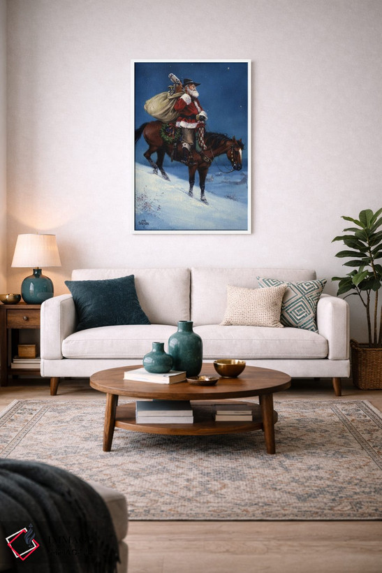 تابلو دکوراتیو کریسمس کابویی اثر جک سورنسن - D2W