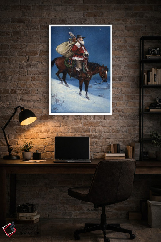 تابلو دکوراتیو کریسمس کابویی اثر جک سورنسن - D3W
