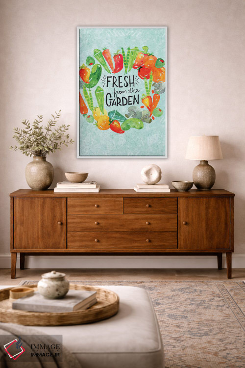 تابلو دکوراتیو تازگی باغ II اثر جسیکا ویبل - D2W