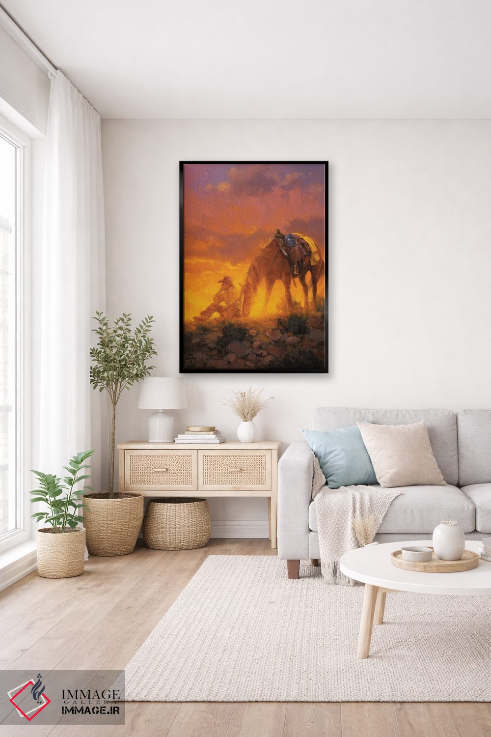 تابلو دکوراتیو متفکر اثر جک سورنسن - D5B