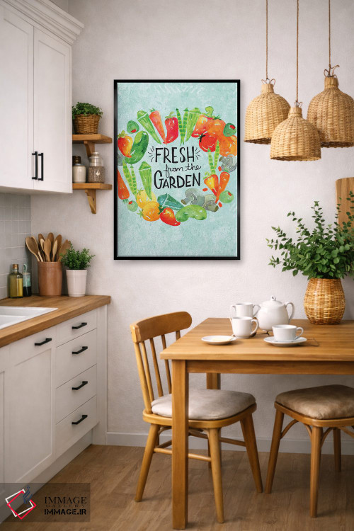 تابلو دکوراتیو تازگی باغ II اثر جسیکا ویبل - D6B