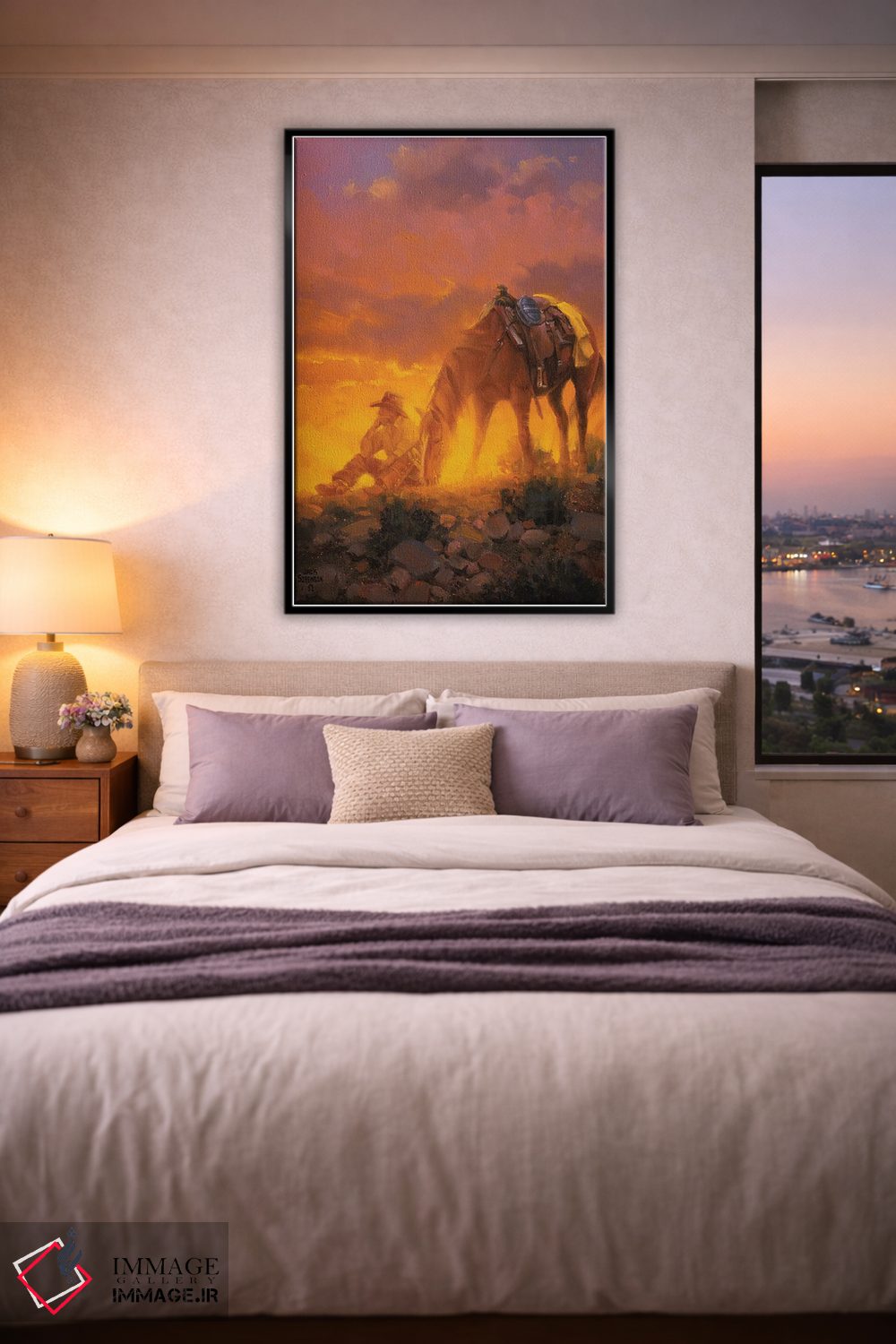 تابلو دکوراتیو متفکر اثر جک سورنسن - D6B