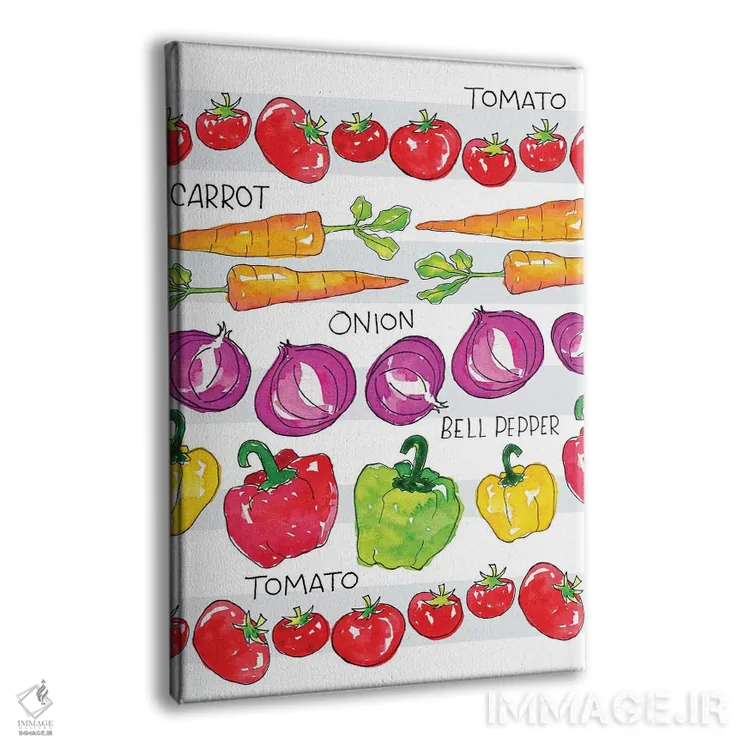 تابلو دکوراتیو تازگی باغ IV اثر جسیکا ویبل - نمای پرسپکتیو محصول