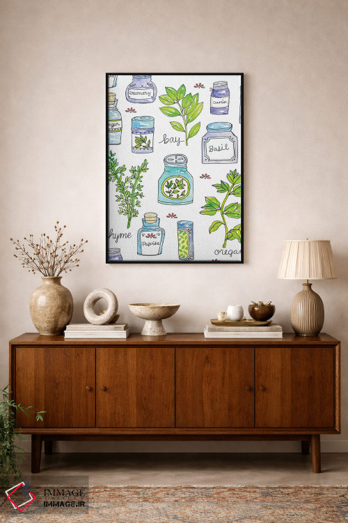 تابلو دکوراتیو تازگی باغ III اثر جسیکا ویبل - D2B