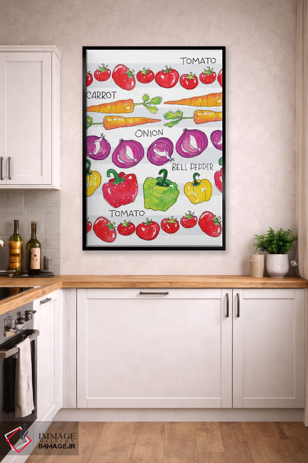 تابلو دکوراتیو تازگی باغ IV اثر جسیکا ویبل - D2B