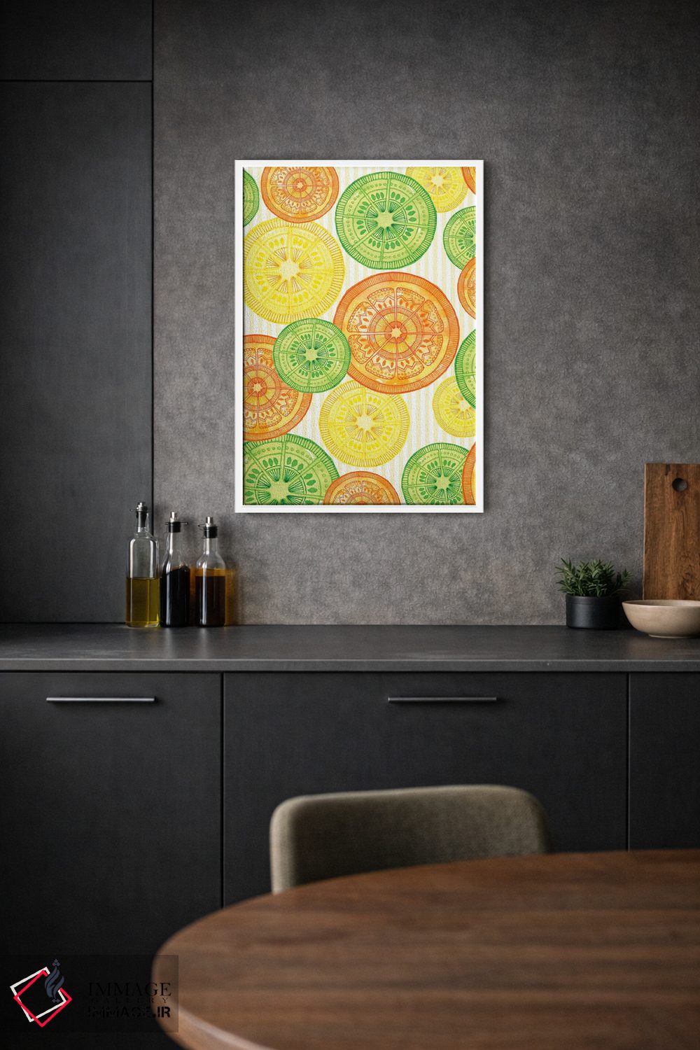 تابلو دکوراتیو مرکبات شیرین اثر جسیکا ویبل - D1W