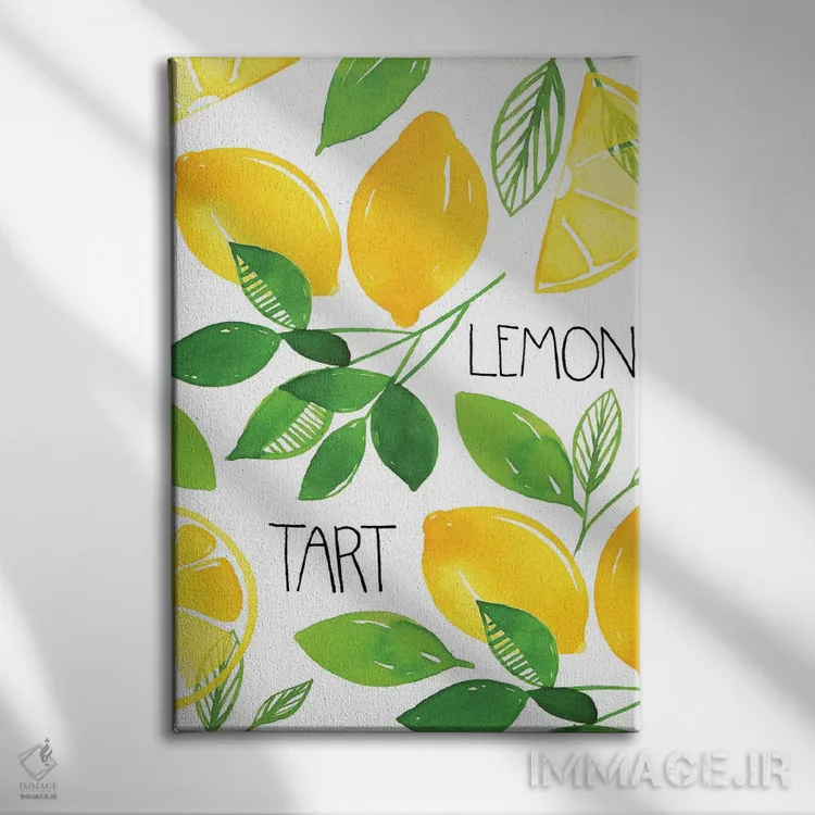 تابلو دکوراتیو میوه آبرنگی III اثر جسیکا ویبل - نمای روبهرو روی دیوار