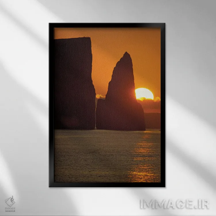 تابلو دکوراتیو San Cristobal Island, Galapagos Islands, Ecuador,کیکر را… اثر جک استاین گروو - نمای قابدار مشکی