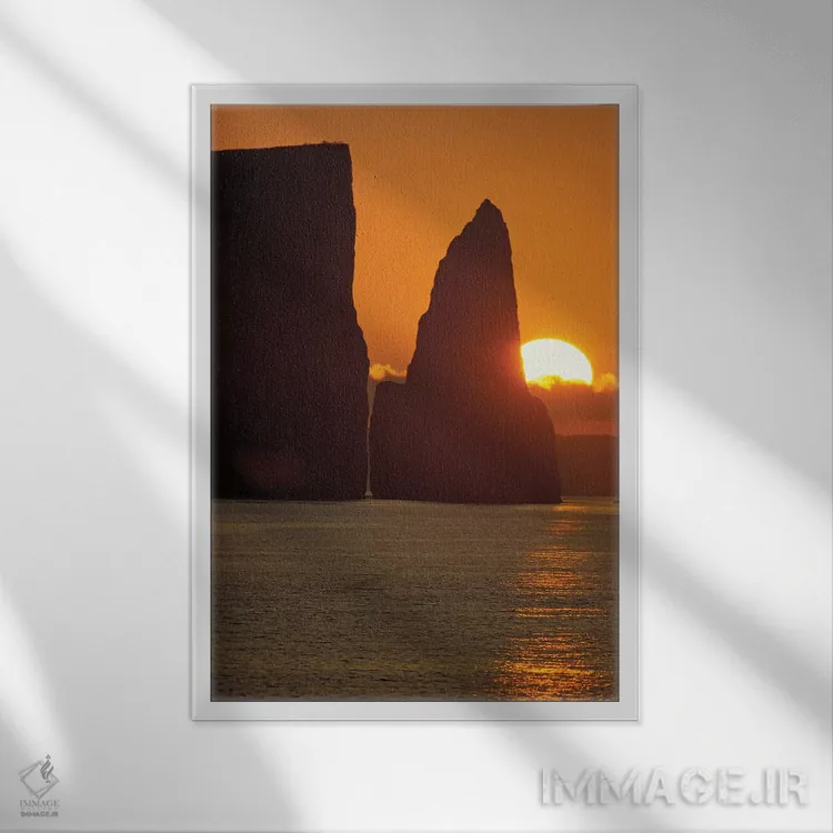 تابلو دکوراتیو San Cristobal Island, Galapagos Islands, Ecuador,کیکر را… اثر جک استاین گروو - نمای قابدار سفید