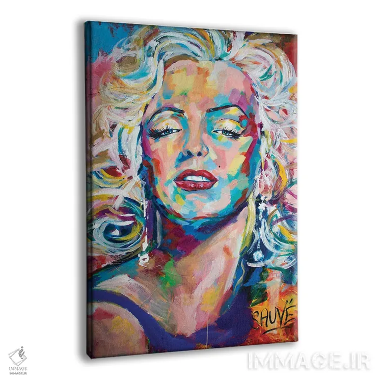 تابلو دکوراتیو مرلین مونرو اثر جیسون سوو - نمای پرسپکتیو محصول