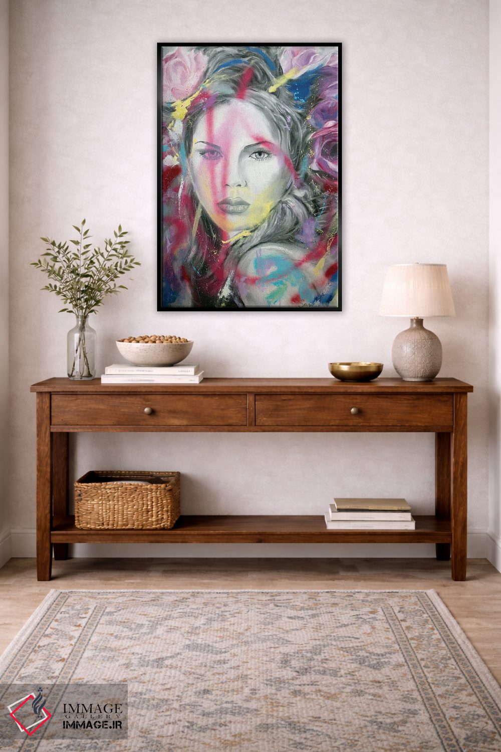 تابلو دکوراتیو دیوونه توام اثر جیسون سوو - D2B