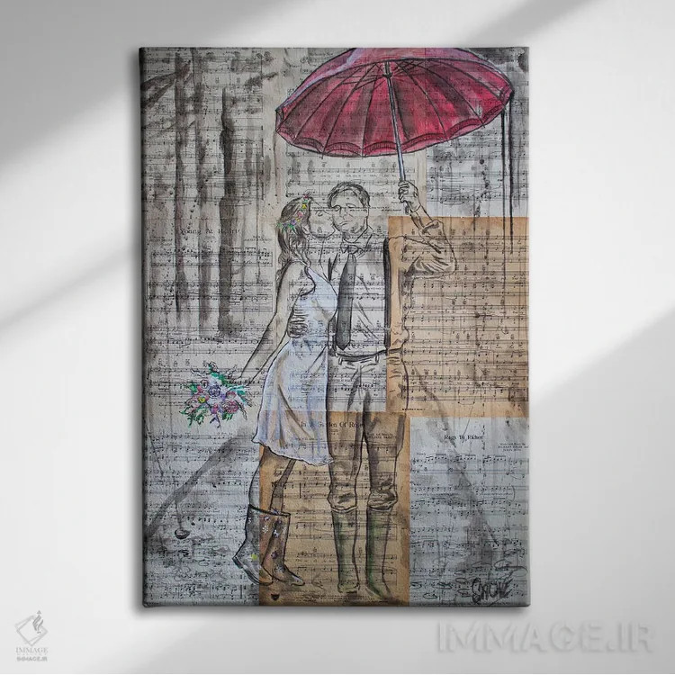 تابلو دکوراتیو روز خوش شانس اثر جیسون سوو - نمای روبهرو روی دیوار