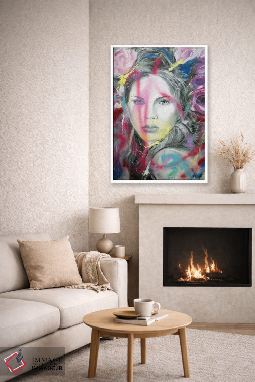 تابلو دکوراتیو دیوونه توام اثر جیسون سوو - D6W