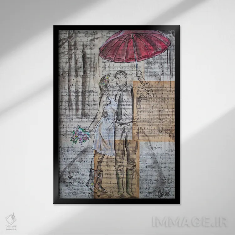 تابلو دکوراتیو روز خوش شانس اثر جیسون سوو - نمای قابدار مشکی