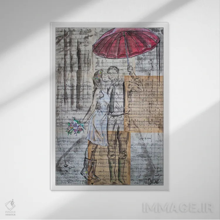 تابلو دکوراتیو روز خوش شانس اثر جیسون سوو - نمای قابدار سفید