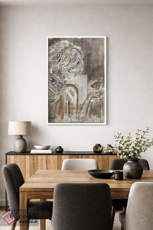 تابلو دکوراتیو دختر رویایی اثر جیسون سوو - D3W