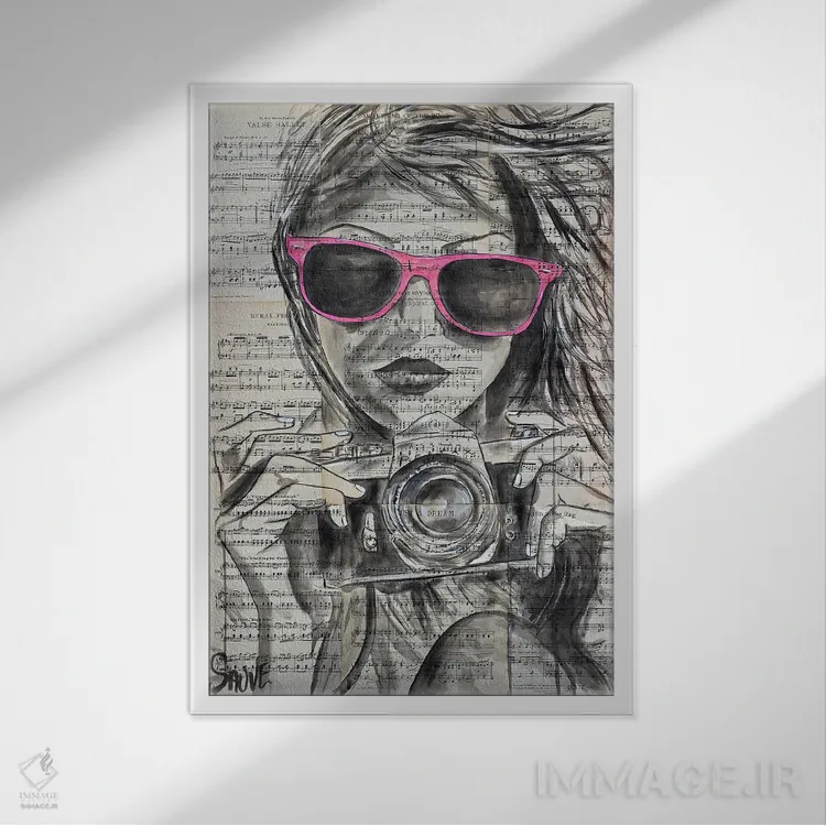 تابلو دکوراتیو روزهای تابستانی اثر جیسون سوو - نمای قابدار سفید