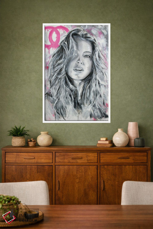 تابلو دکوراتیو دختر مدگرا اثر جیسون سوو - D1W