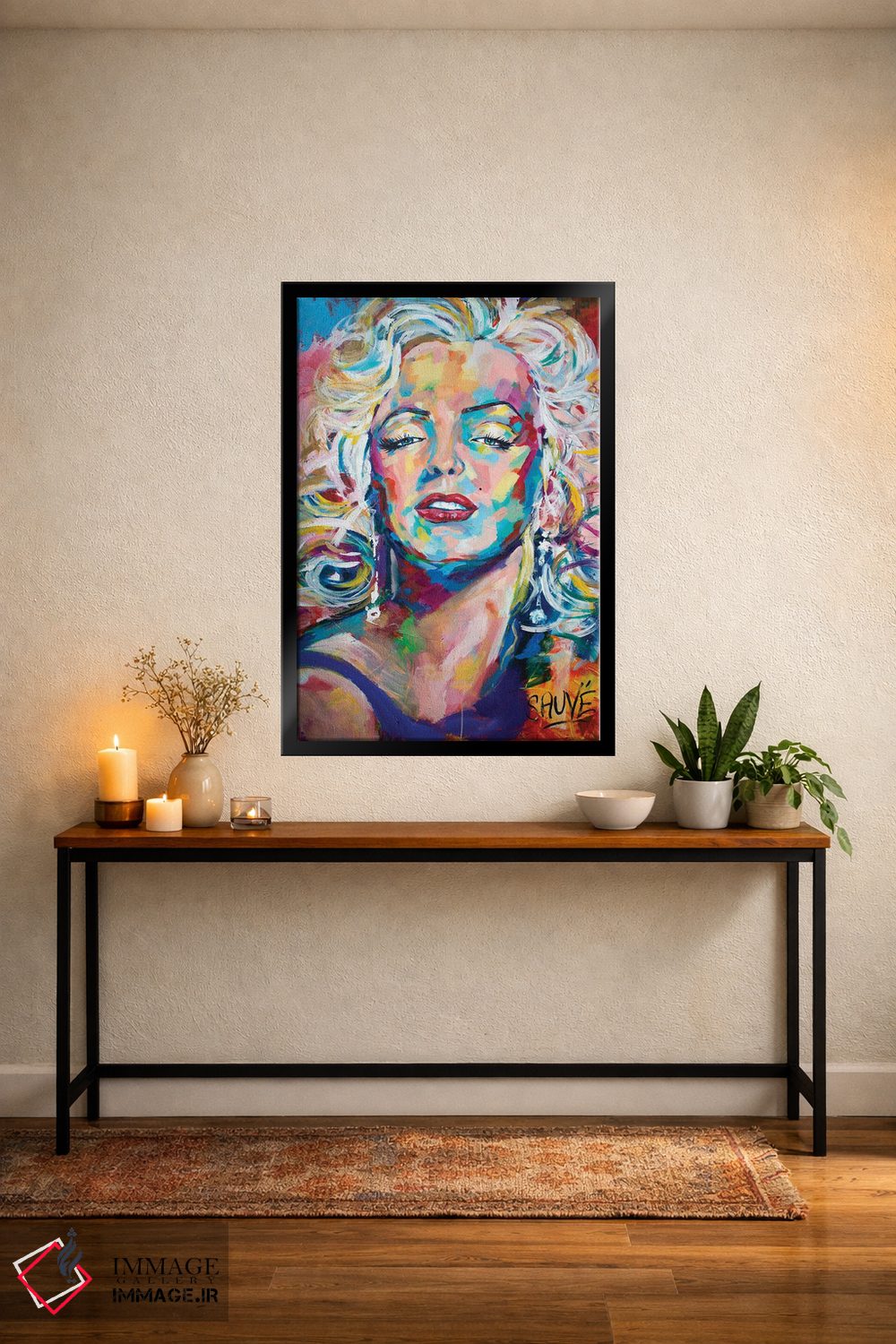 تابلو دکوراتیو مرلین مونرو اثر جیسون سوو - D5B