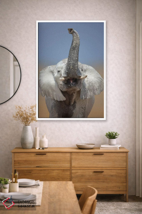 تابلو دکوراتیو پرتره فیل اثر یوهان سوانپوئل - D1W