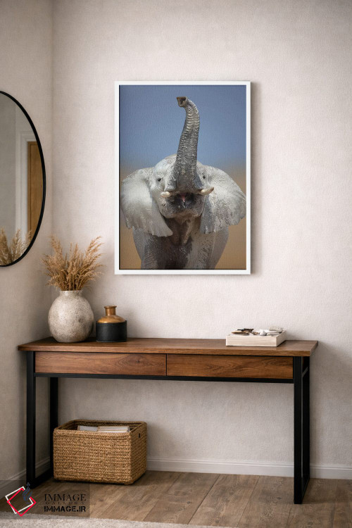 تابلو دکوراتیو پرتره فیل اثر یوهان سوانپوئل - D3W