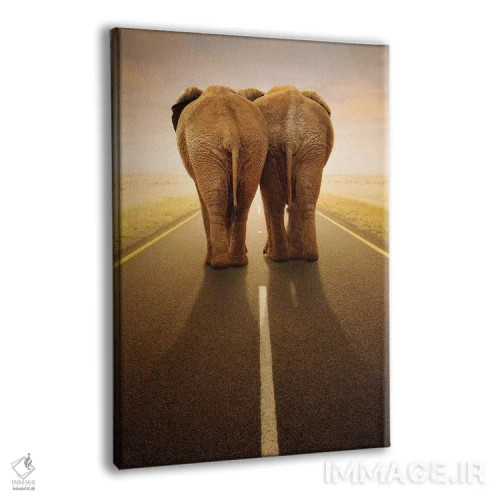 تابلو دکوراتیو رفتن با هم اثر یوهان سوانپوئل - نمای پرسپکتیو محصول