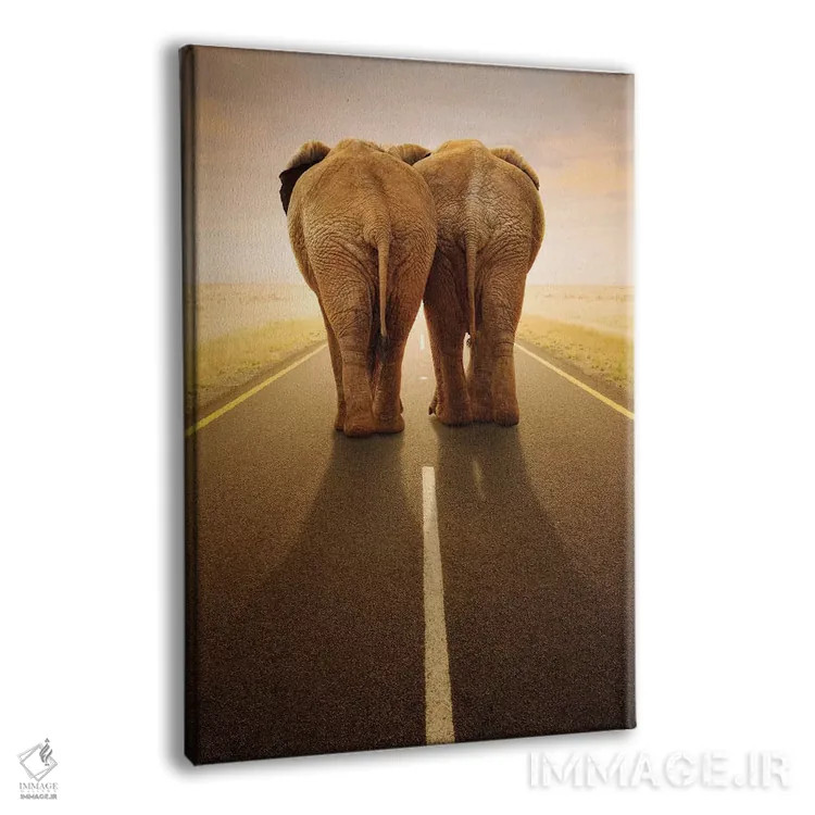 تابلو دکوراتیو رفتن با هم اثر یوهان سوانپوئل - نمای پرسپکتیو محصول