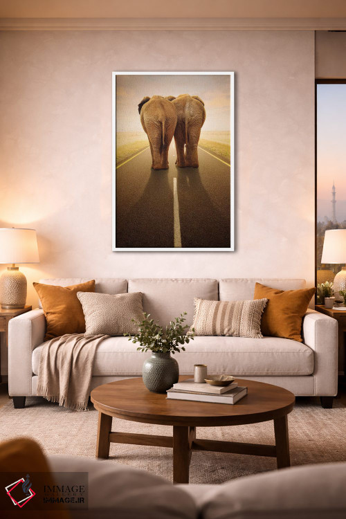 تابلو دکوراتیو رفتن با هم اثر یوهان سوانپوئل - D1W