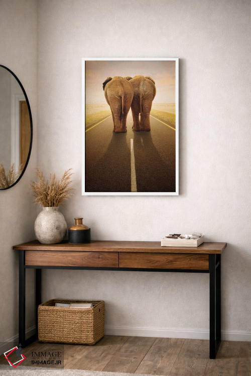 تابلو دکوراتیو رفتن با هم اثر یوهان سوانپوئل - D3W