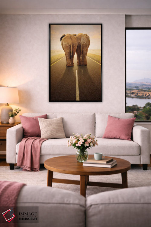 تابلو دکوراتیو رفتن با هم اثر یوهان سوانپوئل - D5B