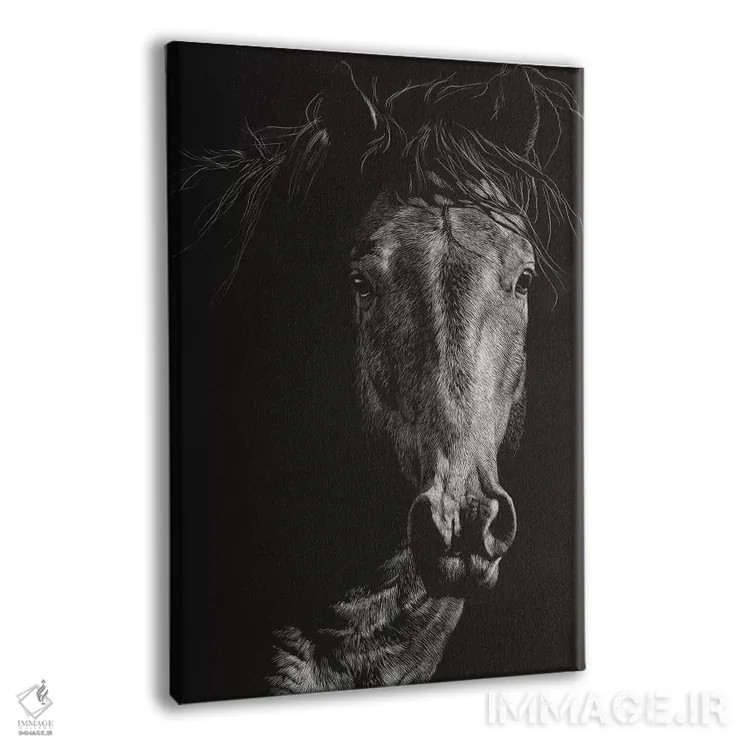 تابلو مدرن کنده کاری وحشی ۶ اثر جولی تی. چاپمن - نمای پرسپکتیو محصول