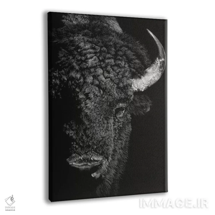 تابلو دکوراتیو نگاه اجمالی سیاه ۱ اثر جولی تی. چاپمن - نمای پرسپکتیو محصول